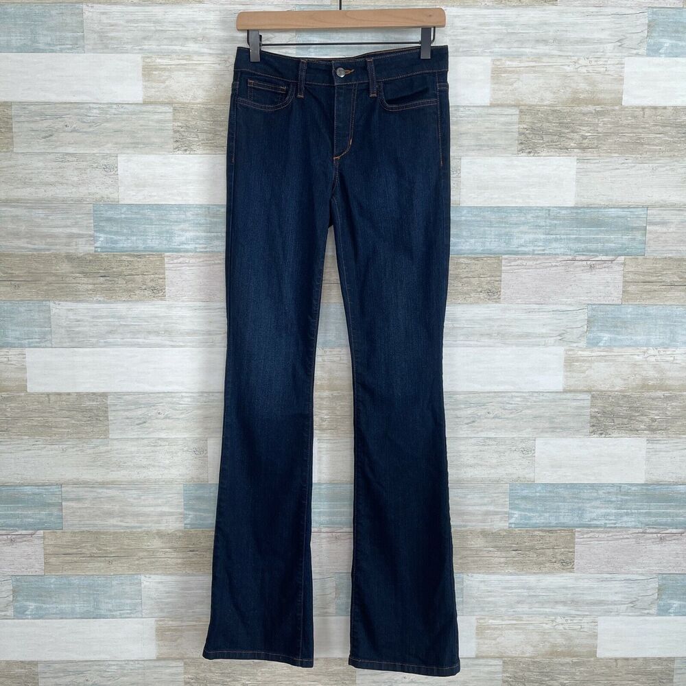 Joes Jeans Icon Bootcut Jeans Lisa Dark Wash Mid Rise Stretch Denim Womens 26